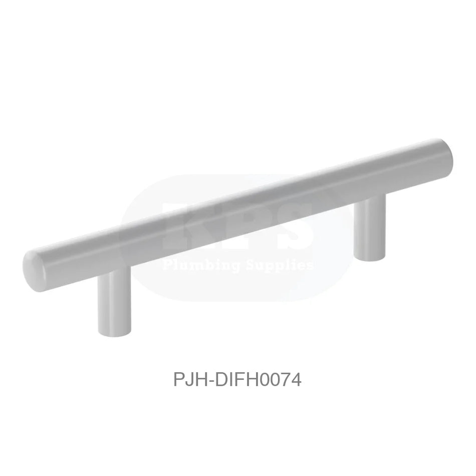T Bar Handle 160mm White (96 Ch) Bathroom Brands