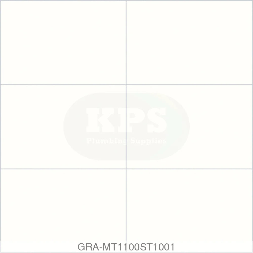 Tile Panel - Alpine White (1100) - Hydro-Lock T&G - Tile - 2400x598x11mm - FSC Mix 70% Wall Panels