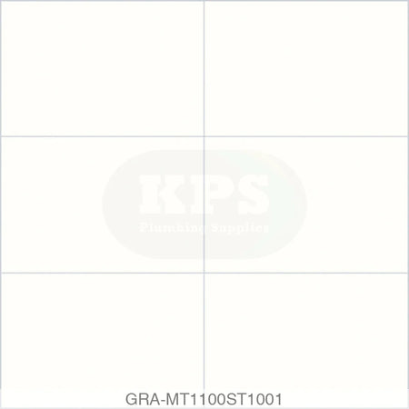 Tile Panel - Alpine White (1100) - Hydro-Lock T&G - Tile - 2400x598x11mm - FSC Mix 70% Wall Panels