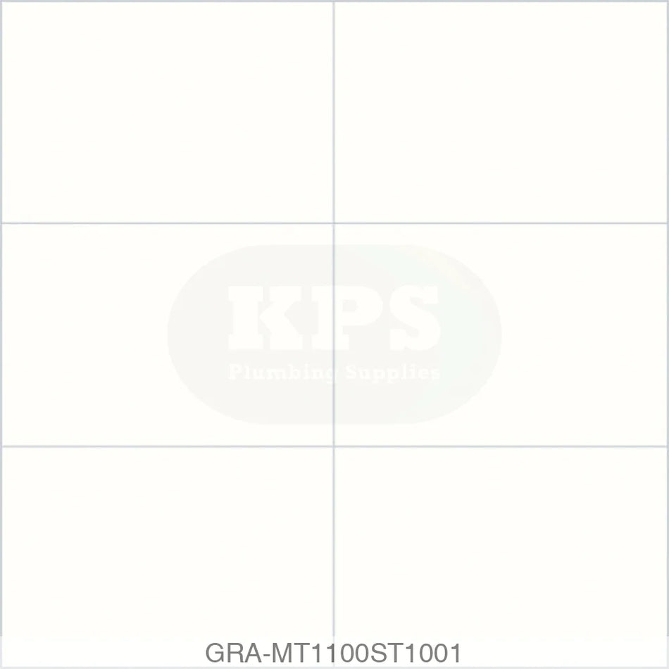 Tile Panel - Alpine White (1100) - Hydro-Lock T&G - Tile - 2400x598x11mm - FSC Mix 70% Wall Panels