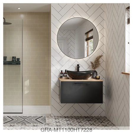 Tile Panel - Alpine White (1100) - Hydro-Lock T&G - Herringbone - 2400x598x11mm - FSC Mix 70% Wall Panels