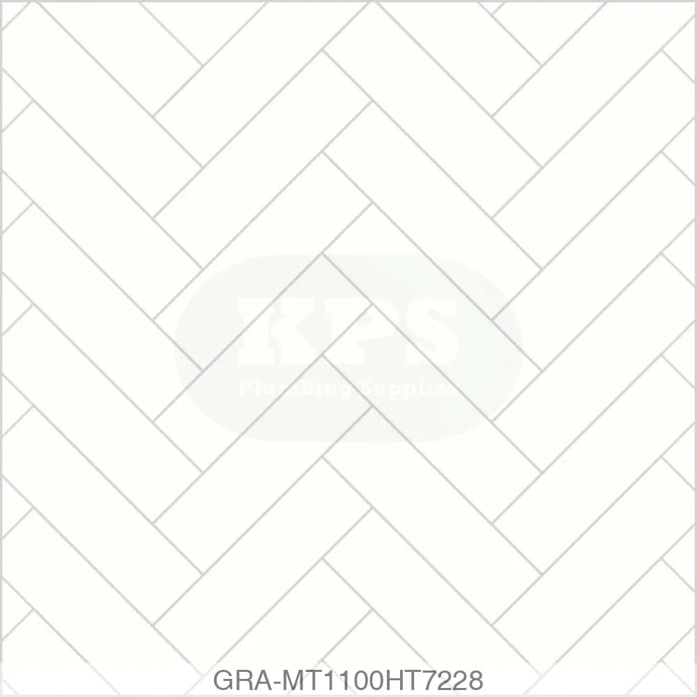 Tile Panel - Alpine White (1100) - Hydro-Lock T&G - Herringbone - 2400x598x11mm - FSC Mix 70% Wall Panels