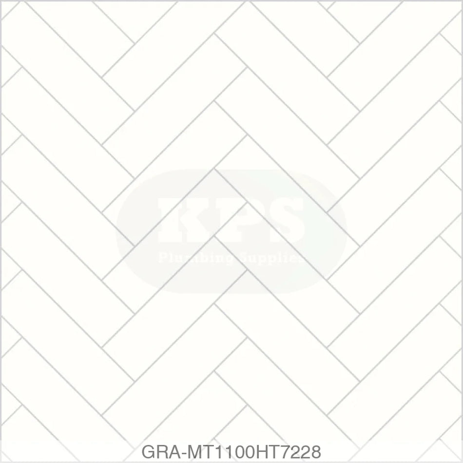 Tile Panel - Alpine White (1100) - Hydro-Lock T&G - Herringbone - 2400x598x11mm - FSC Mix 70% Wall Panels