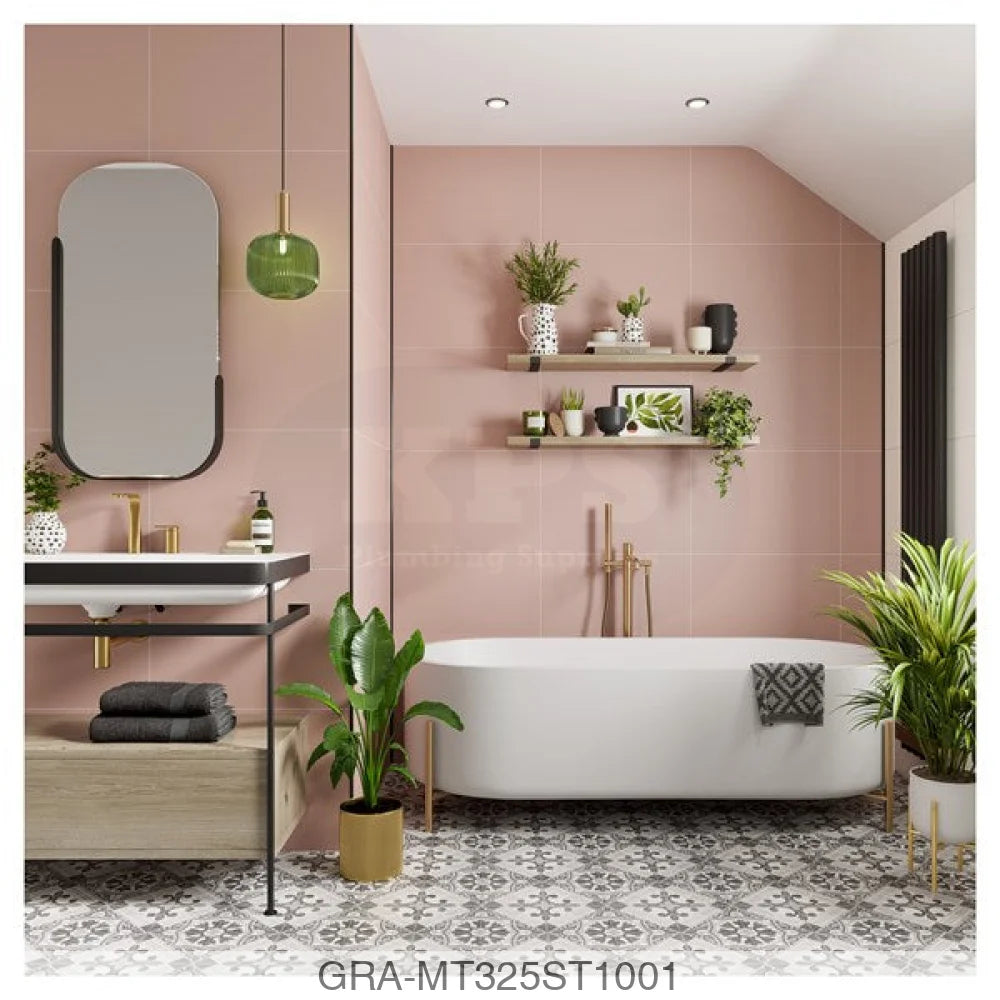 Tile Panel - Antique Rose (0325) - Hydro-Lock T&G - Tile - 2400x598x11mm - FSC Mix 70% Wall Panels