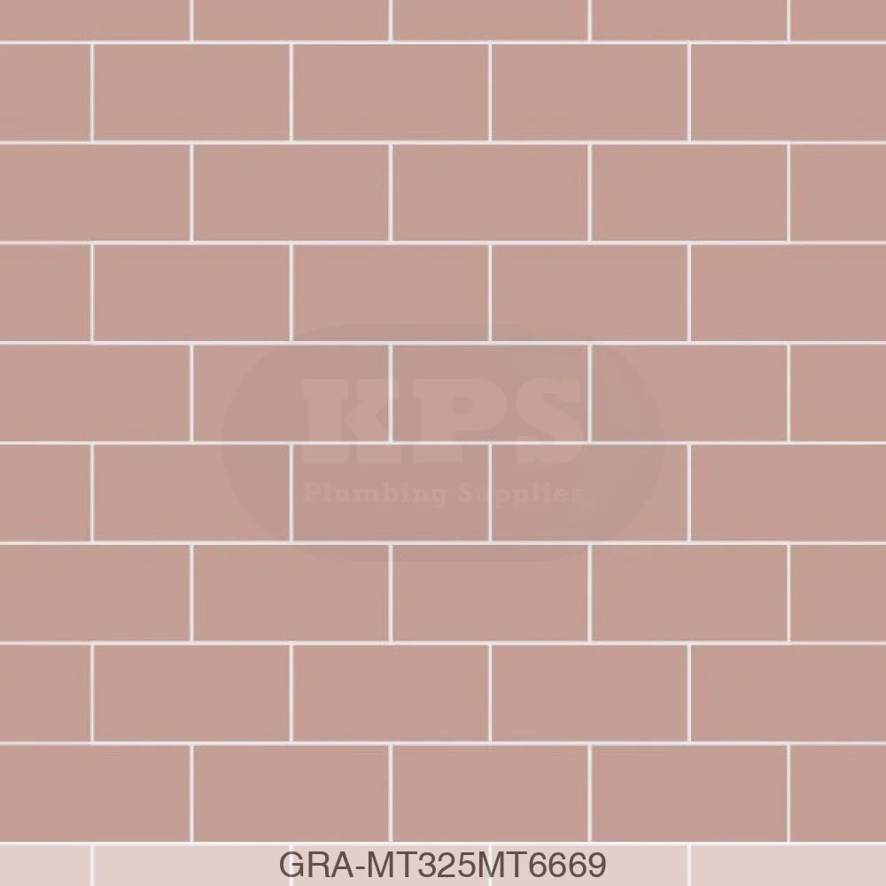 Tile Panel - Antique Rose (0325) - Hydro-Lock T&G - Metro - 2400x598x11mm - FSC Mix 70% Wall Panels