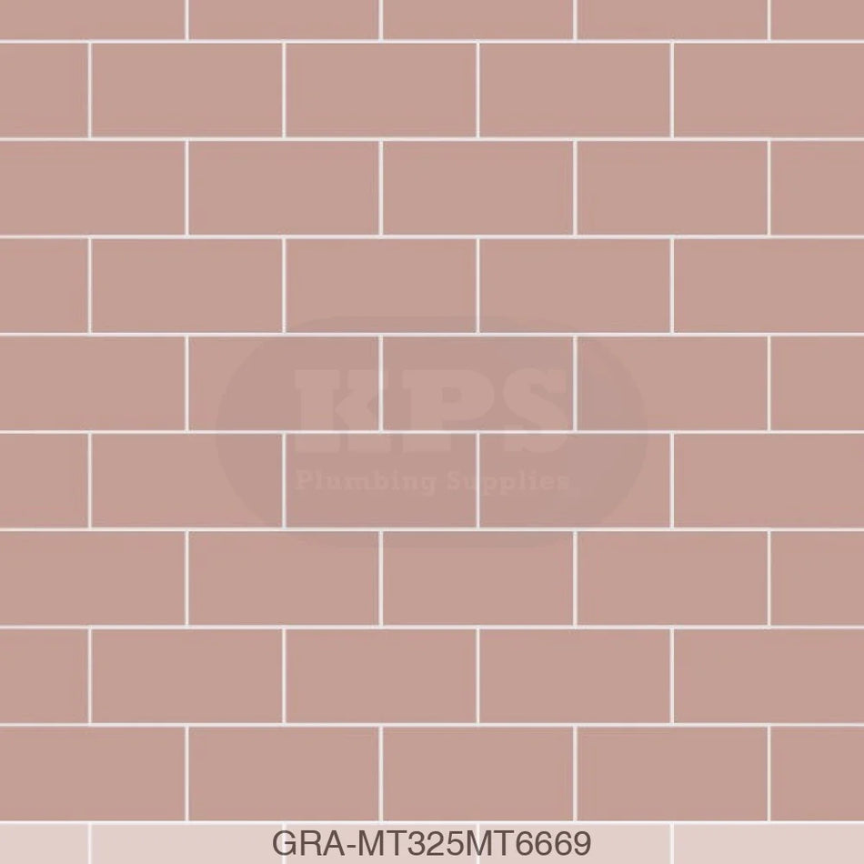 Tile Panel - Antique Rose (0325) - Hydro-Lock T&G - Metro - 2400x598x11mm - FSC Mix 70% Wall Panels