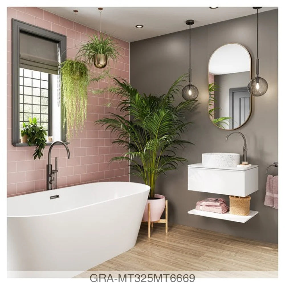 Tile Panel - Antique Rose (0325) - Hydro-Lock T&G - Metro - 2400x598x11mm - FSC Mix 70% Wall Panels