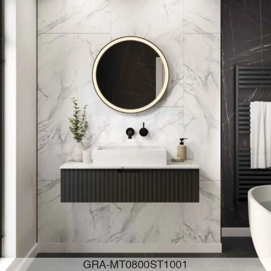 Tile Panel - Crystal Marble (0800) - Hydro-Lock T&G - Tile - 2400x598x11mm - FSC Mix 70% Wall Panels