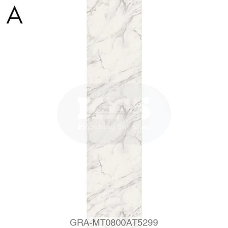 Tile Panel - Crystal Marble (0800) - Hydro-Lock T&G - Offset A - 2400x598x11mm - FSC Mix 70% Wall Panels