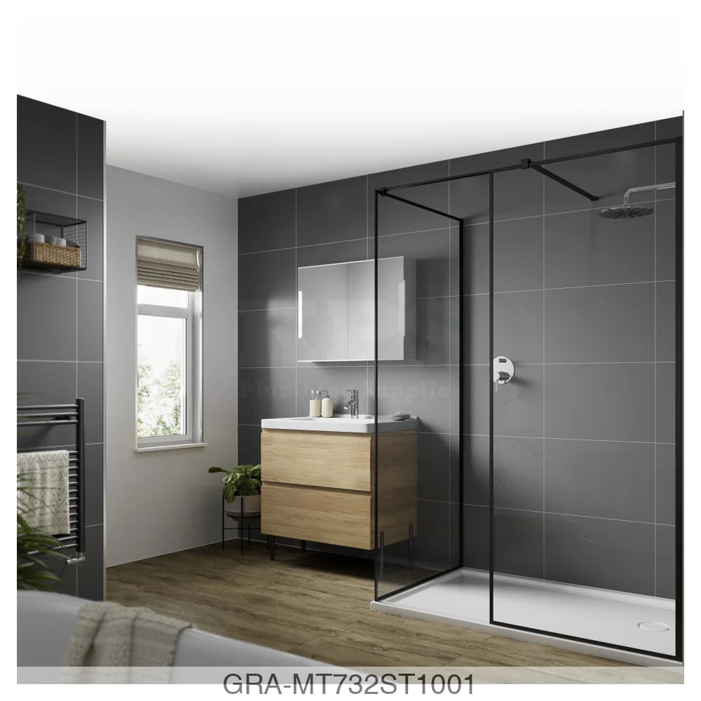 Tile Panel - Dust Grey (0732) - Hydro-Lock T&G - Tile - 2400x598x11mm - FSC Mix 70% Wall Panels