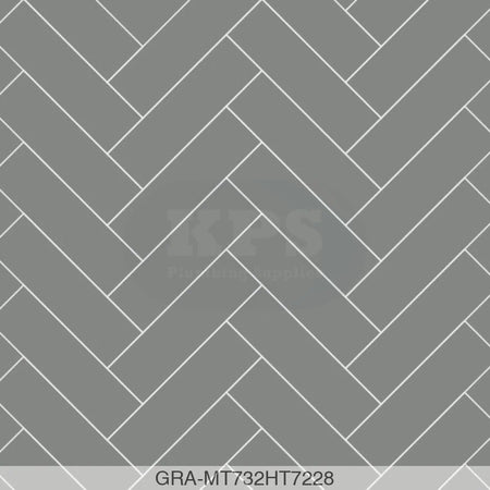 Tile Panel - Dust Grey (0732) - Hydro-Lock T&G - Herringbone - 2400x598x11mm - FSC Mix 70% Wall Panels