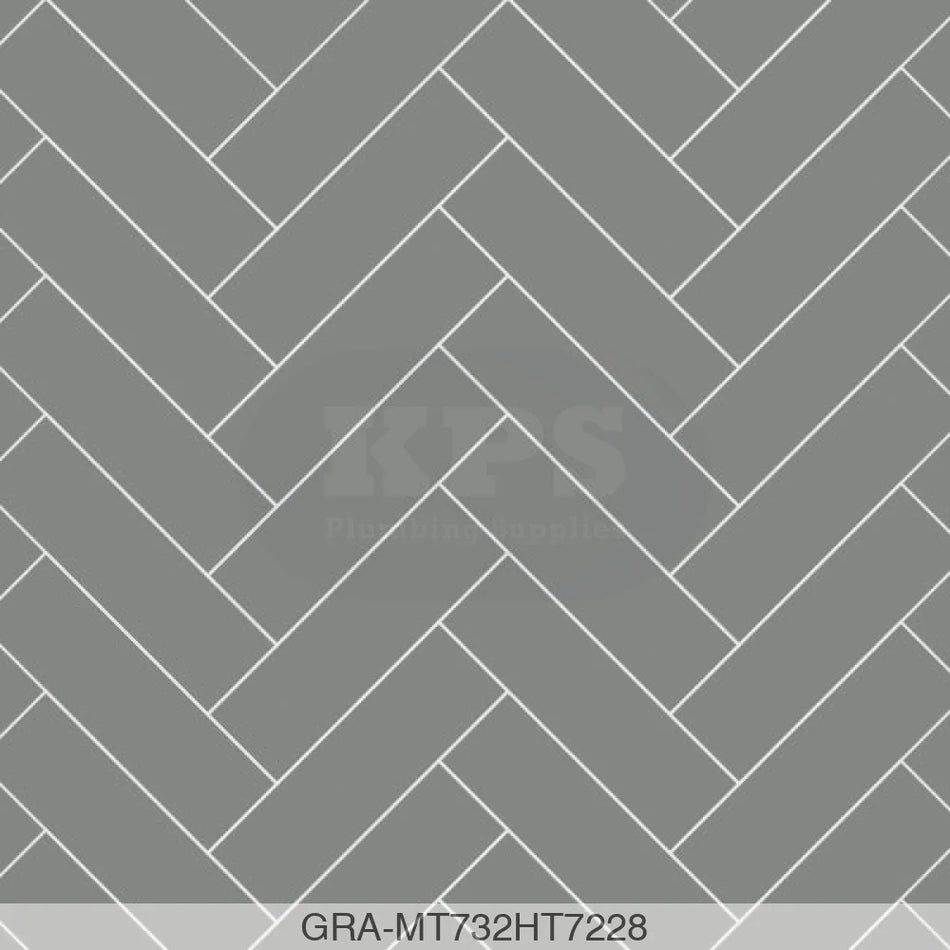 Tile Panel - Dust Grey (0732) - Hydro-Lock T&G - Herringbone - 2400x598x11mm - FSC Mix 70% Wall Panels