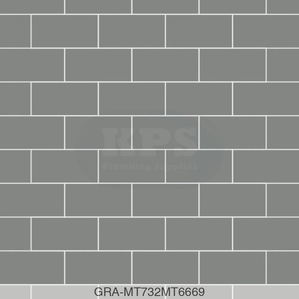 Tile Panel - Dust Grey (0732) - Hydro-Lock T&G - Metro - 2400x598x11mm - FSC Mix 70% Wall Panels