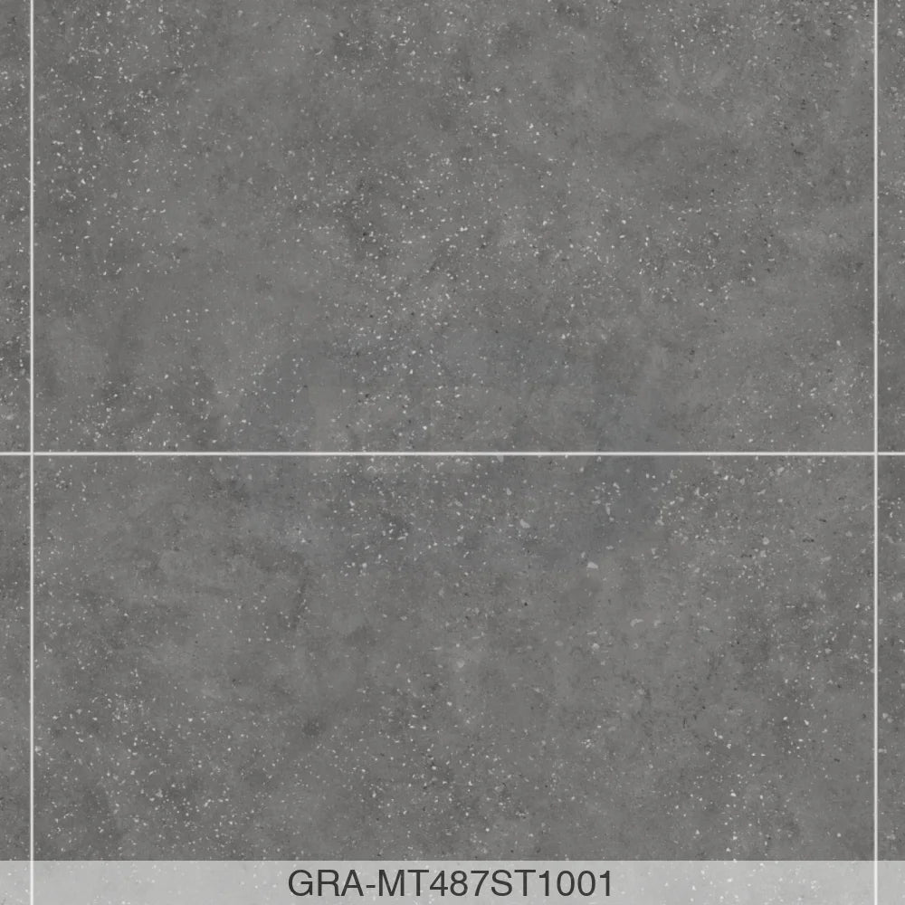 Tile Panel - Grey Mineral (0487) - Hydro-Lock T&G - Tile - 2400x598x11mm - FSC Mix 70% Wall Panels