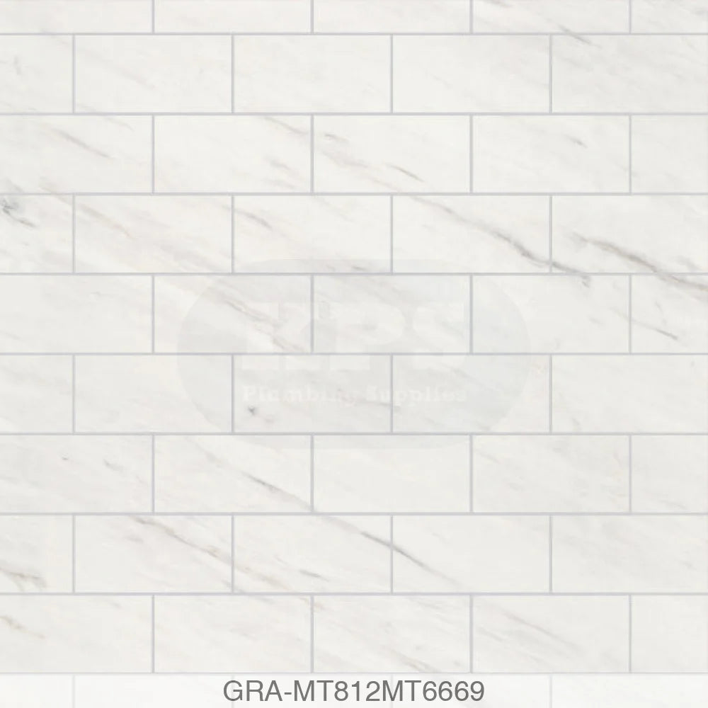 Tile Panel - Levanto Marble (0812) - Hydro-Lock T&G - Metro - 2400x598x11mm - FSC Mix 70% Wall Panels