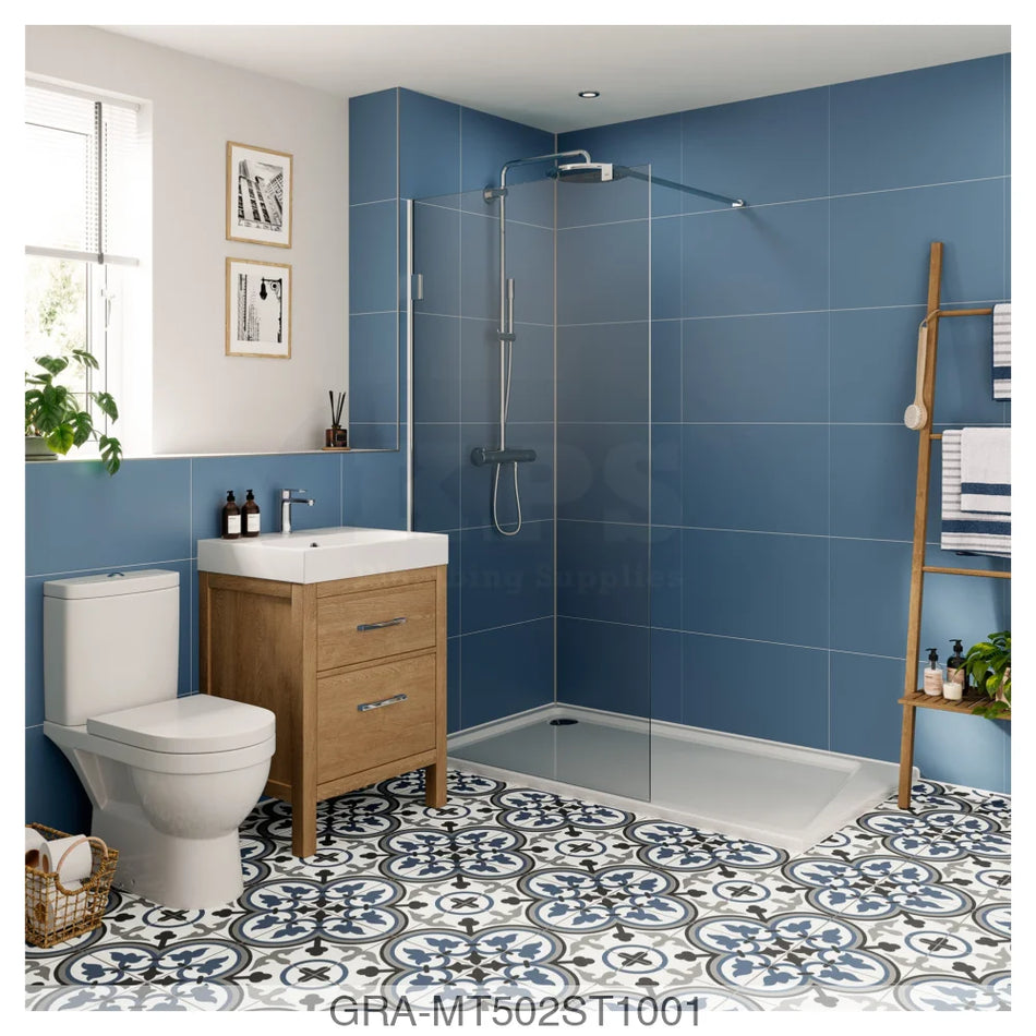 Tile Panel - Misty Blue (0502) - Hydro-Lock T&G - Tile - 2400x598x11mm - FSC Mix 70% Wall Panels