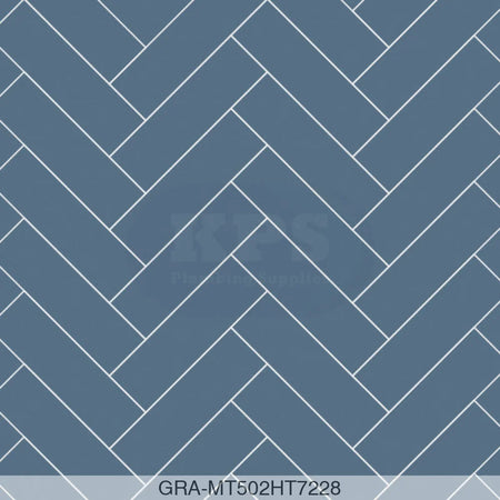 Tile Panel - Misty Blue (0502) - Hydro-Lock T&G - Herringbone - 2400x598x11mm - FSC Mix 70% Wall Panels