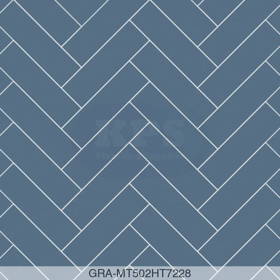 Tile Panel - Misty Blue (0502) - Hydro-Lock T&G - Herringbone - 2400x598x11mm - FSC Mix 70% Wall Panels
