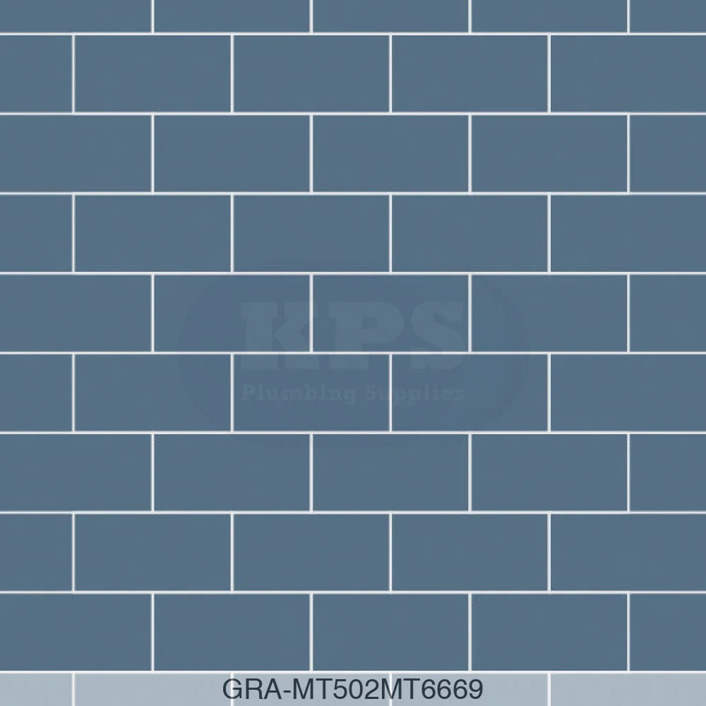 Tile Panel - Misty Blue (0502) - Hydro-Lock T&G - Metro - 2400x598x11mm - FSC Mix 70% Wall Panels