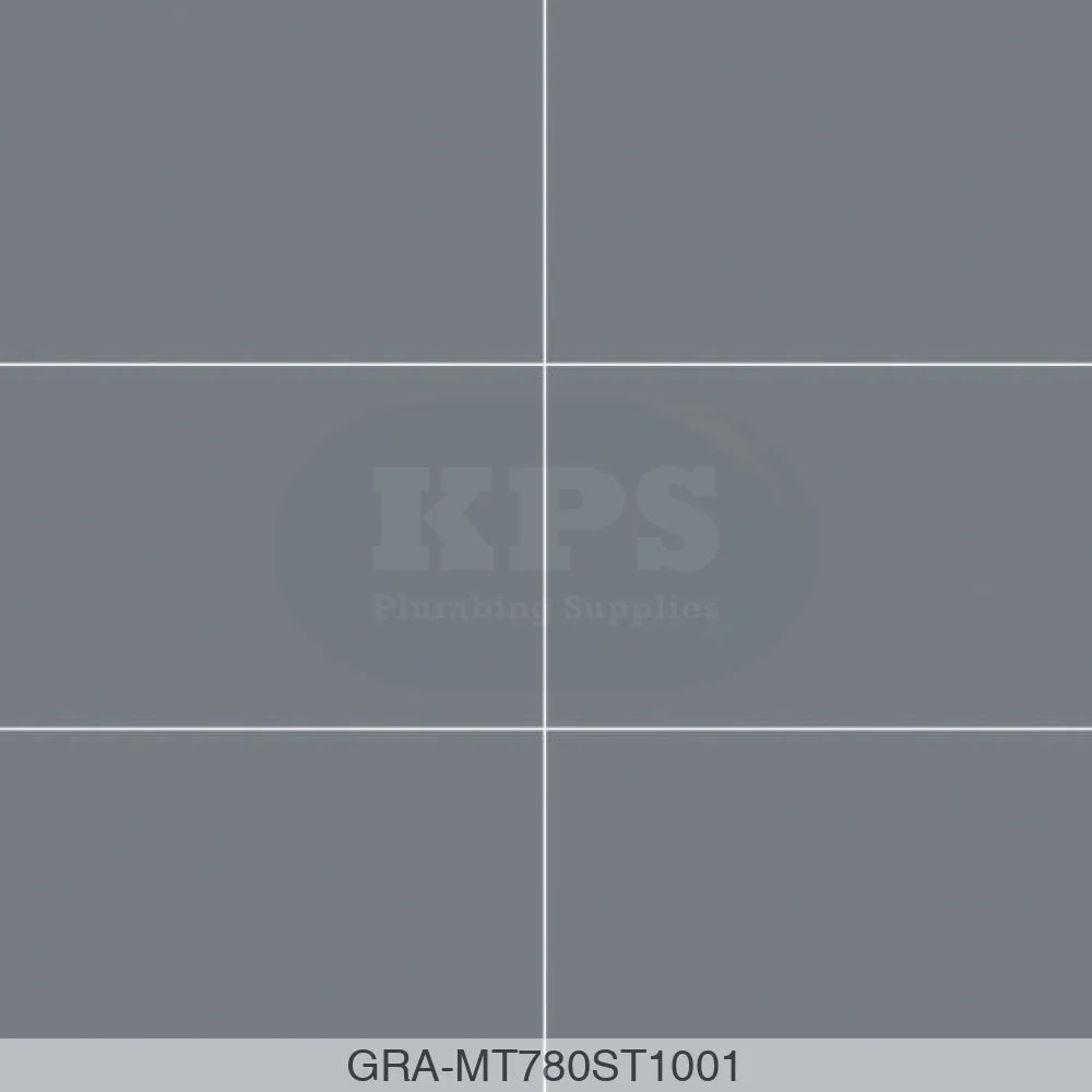 Tile Panel - Monument Grey (0780) - Hydro-Lock T&G - Tile - 2400x598x11mm - FSC Mix 70% Wall Panels