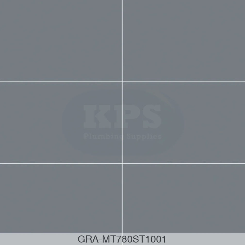 Tile Panel - Monument Grey (0780) - Hydro-Lock T&G - Tile - 2400x598x11mm - FSC Mix 70% Wall Panels