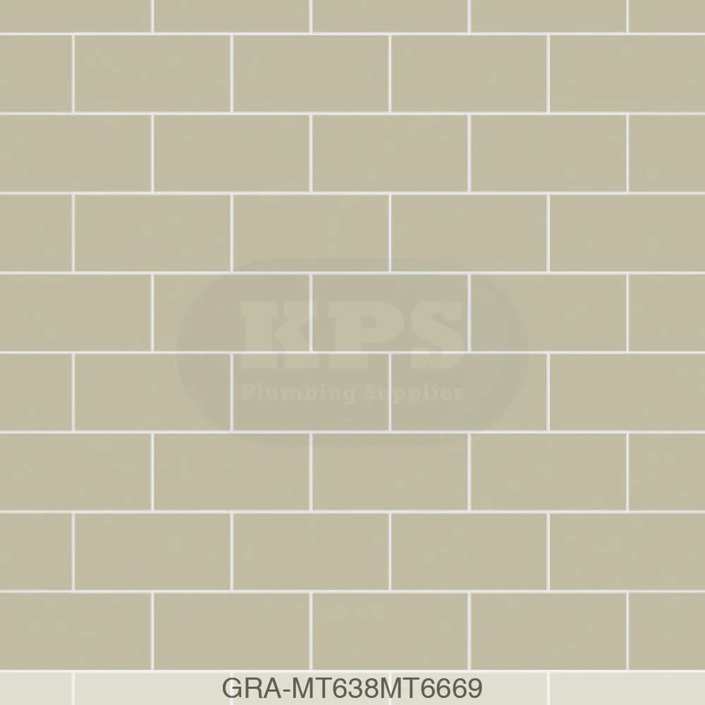 Tile Panel - Sage Green (0638) - Hydro-Lock T&G - Metro - 2400x598x11mm - FSC Mix 70% Wall Panels