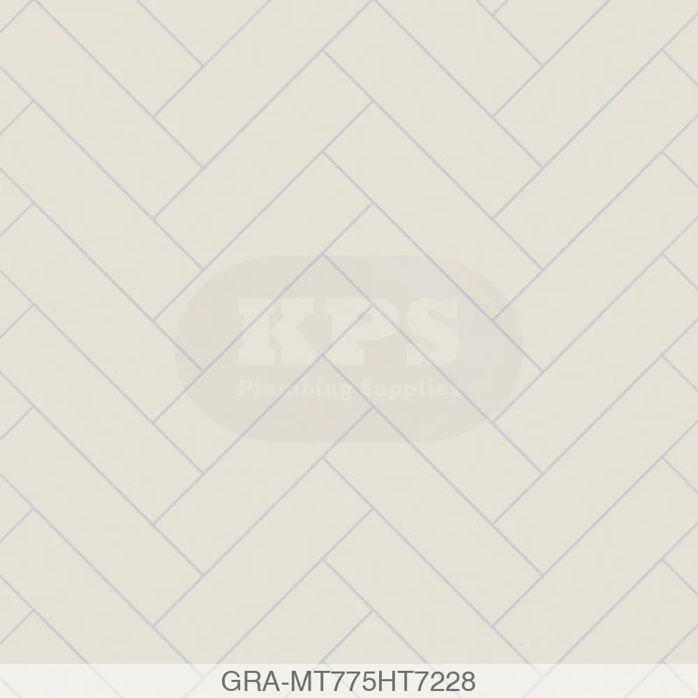 Tile Panel - White Grey (0775) - Hydro-Lock T&G - Herringbone - 2400x598x11mm - FSC Mix 70% Wall Panels