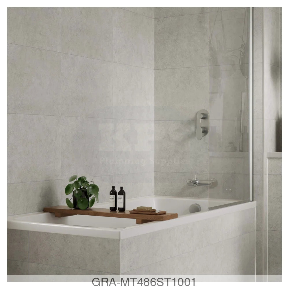 Tile Panel - White Mineral (0486) - Hydro-Lock T&G - Tile - 2400x598x11mm - FSC Mix 70% Wall Panels