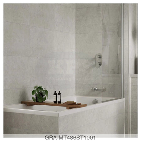 Tile Panel - White Mineral (0486) - Hydro-Lock T&G - Tile - 2400x598x11mm - FSC Mix 70% Wall Panels