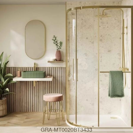 Tile Panel - White Terrazzo (0020) - Hydro-Lock T&G - Offset B - 2400x598x11mm - FSC Mix 70% Wall Panels