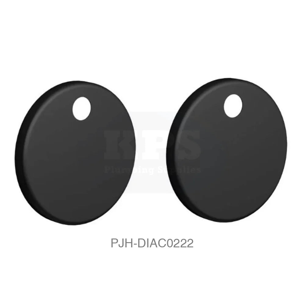 Toilet Seat Cover Caps - Black Bathroom Brands