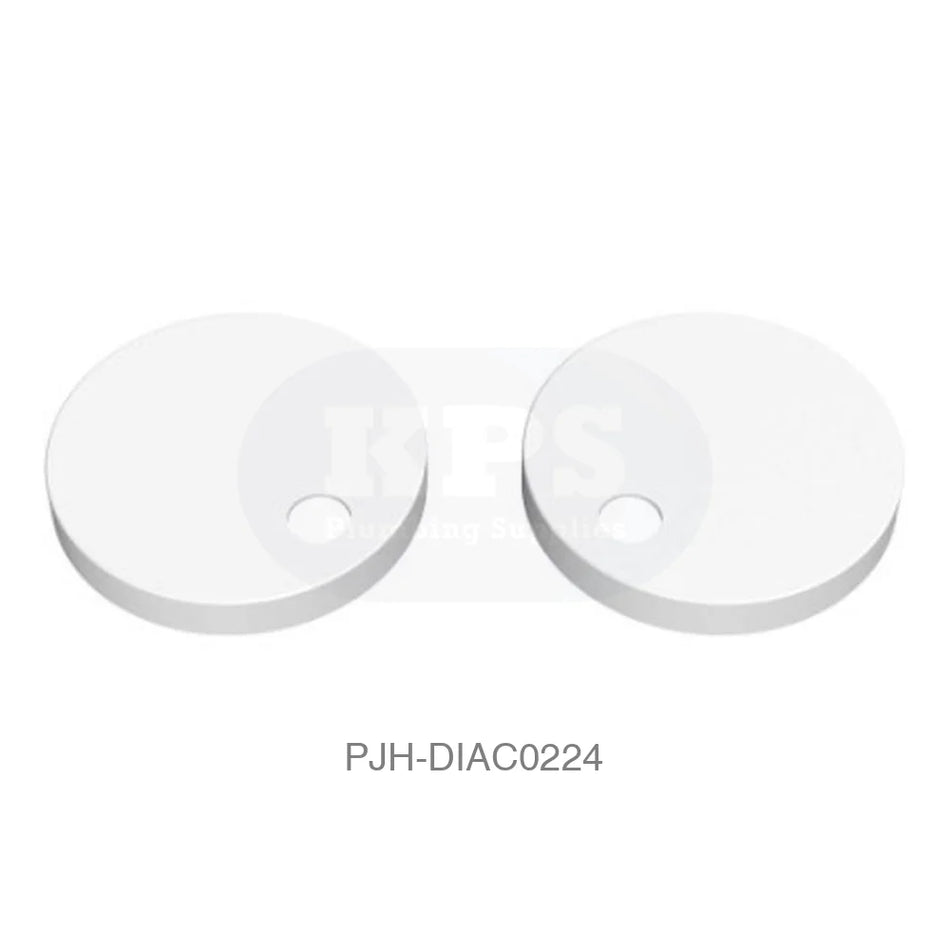 Toilet Seat Cover Caps - White Bathroom Brands