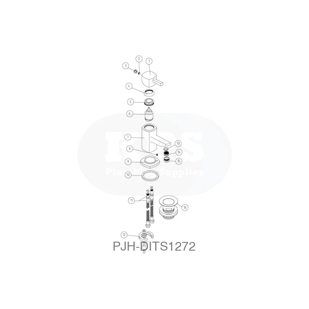 Toulon Basin Mixer-Chrome Bathroom Brands