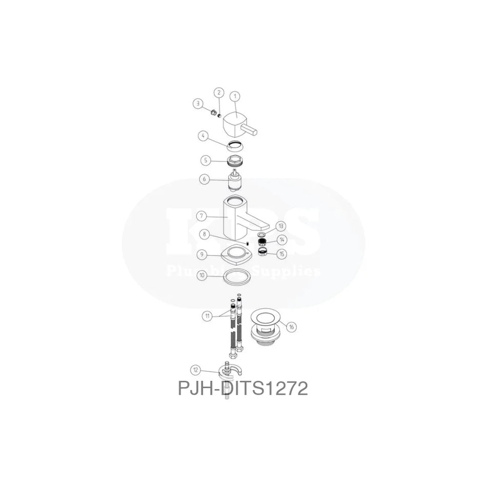 Toulon Basin Mixer-Chrome Bathroom Brands