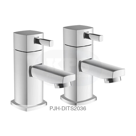 Toulon Basin Taps-Chrome Bathroom Brands