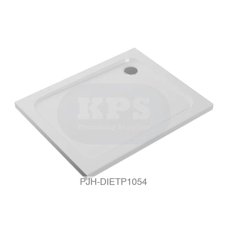 Tray 45mm White GRP 1000 x 900 Rect & Waste Bathroom Brands
