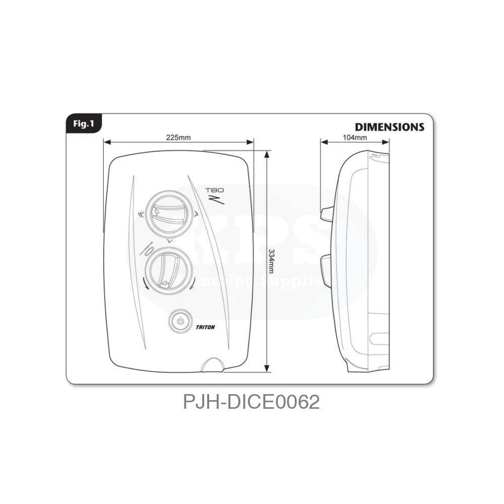 Triton T80 7.5Kw Bathroom Brands