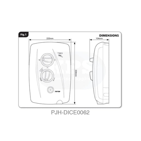 Triton T80 7.5Kw Bathroom Brands