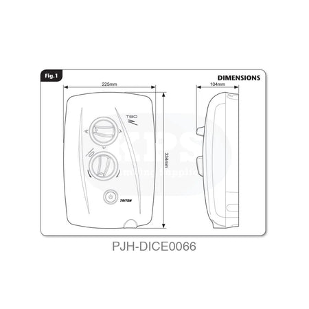 Triton T80 9.5Kw Bathroom Brands