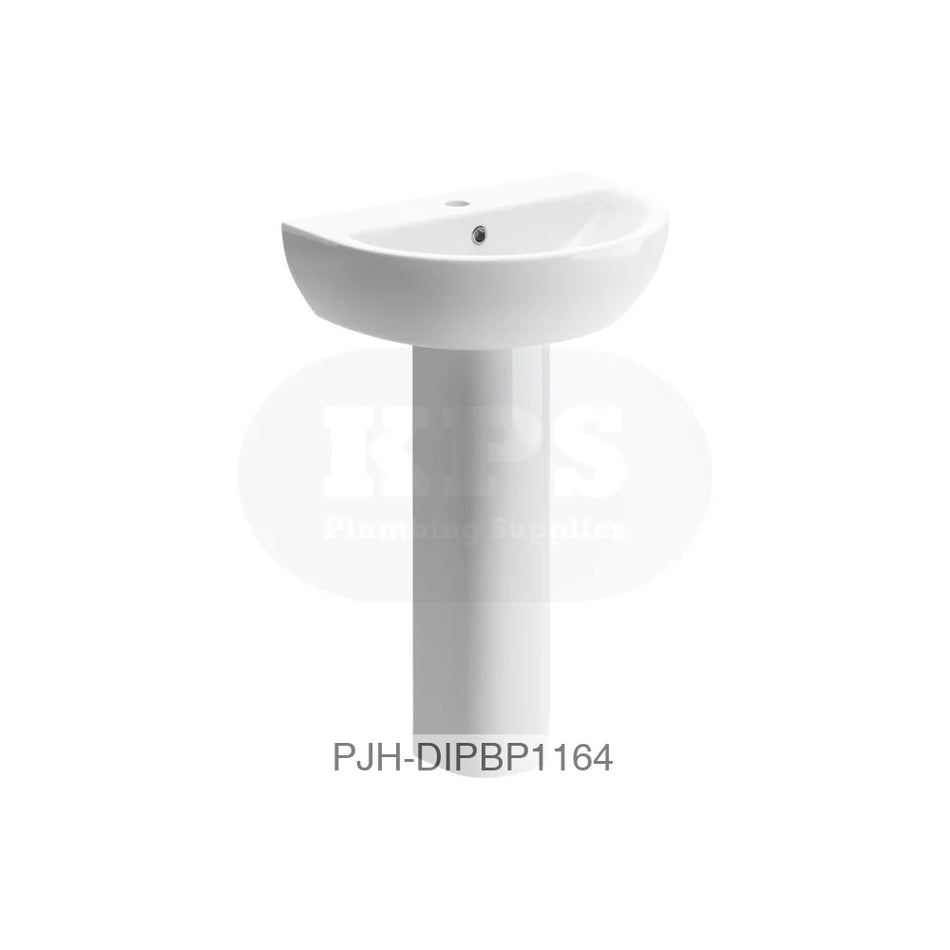 Tuscany 550 X 400 1Th Basin & Full Ped – White Bathroom Brands