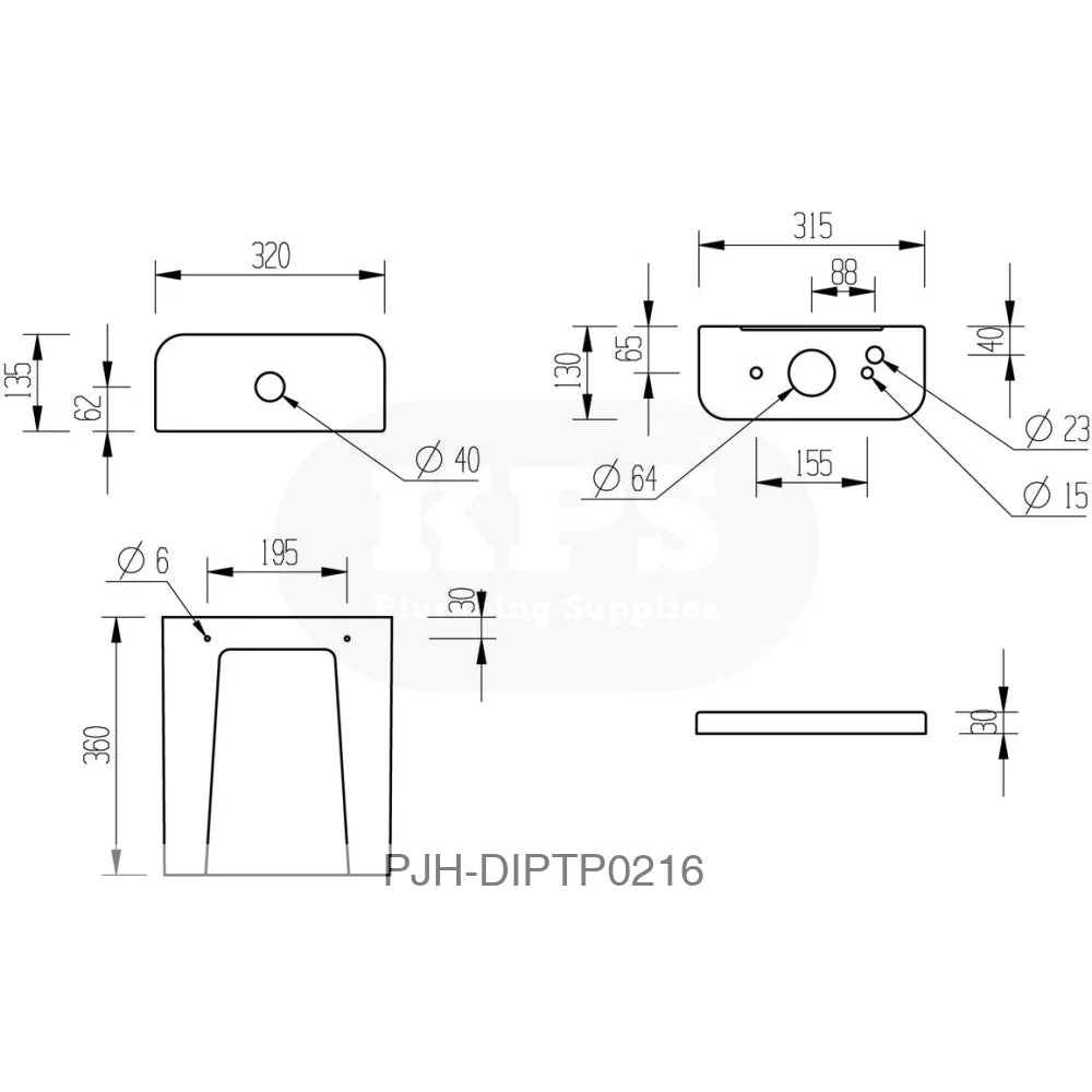 Tuscany C/C Open Back WC & S/C Seat Bathroom Brands