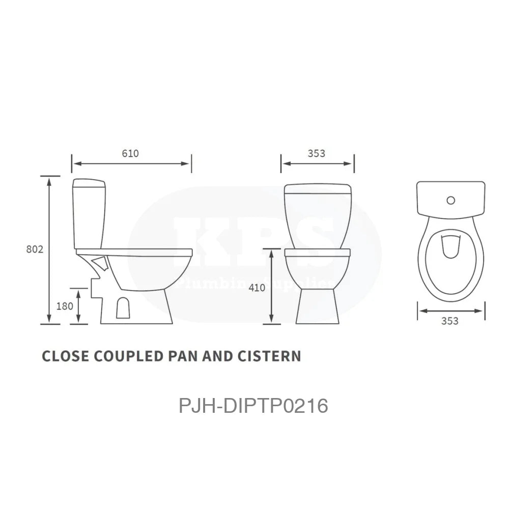 Tuscany C/C Open Back WC & S/C Seat Bathroom Brands