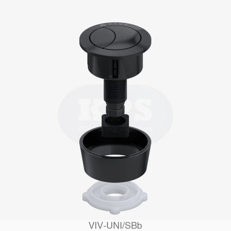 Uni Button Matt Black (For Skylo Flush Valves) Plumbing Spares