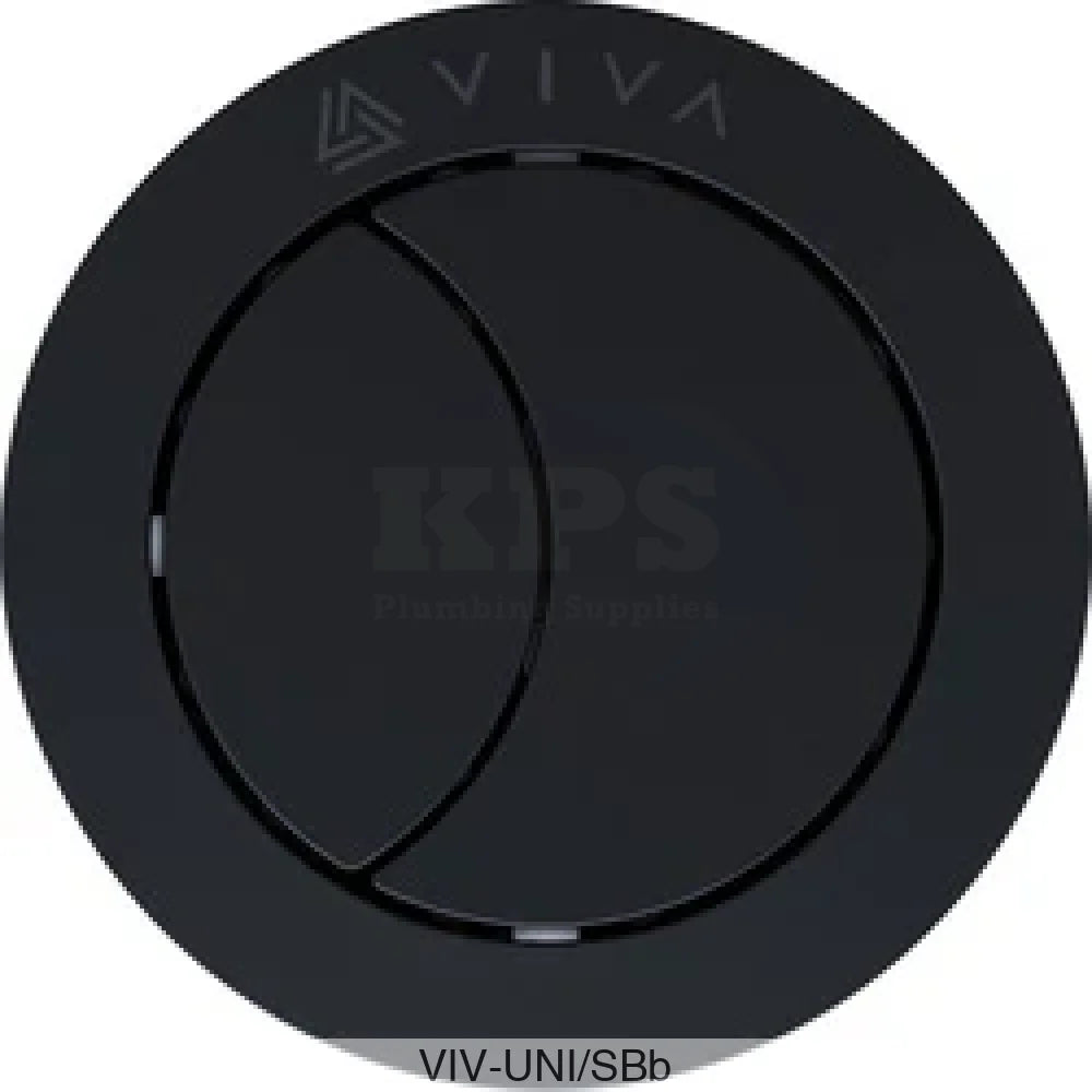 Uni Button Matt Black (For Skylo Flush Valves) Plumbing Spares