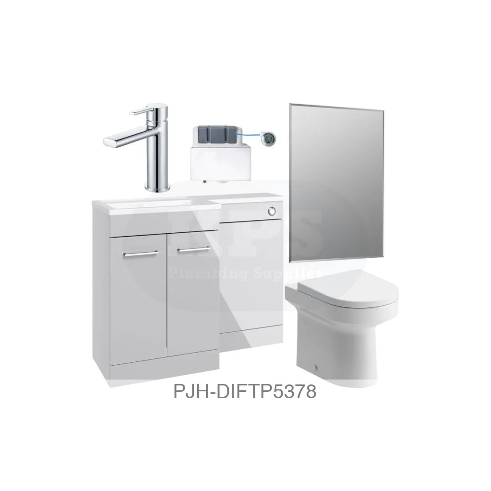 Venosa 1000 R/H Grey Pack Inc Laurus Chrome Bathroom Brands