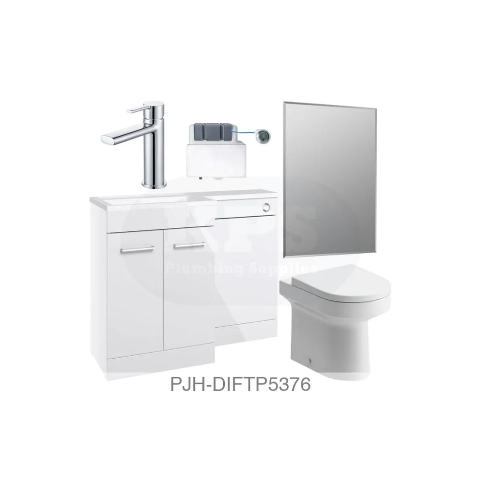 VENOSA 1000 R/H WHITE PACK INC LAURUS CHROME Bathroom Brands