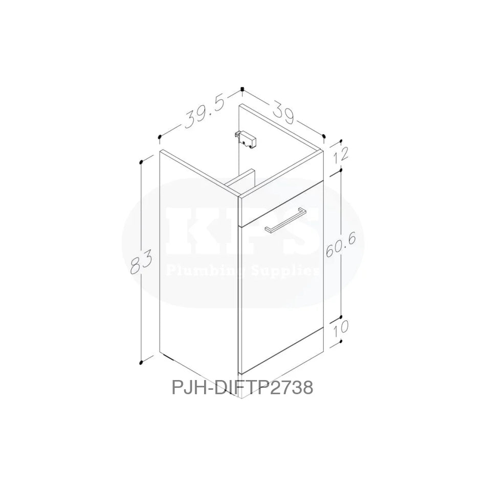 Venosa 900 F/S Pack & Basin (Lh)–Grey Bathroom Brands