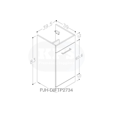 Venosa 900 F/S Pack & Basin (Lh)-White Bathroom Brands