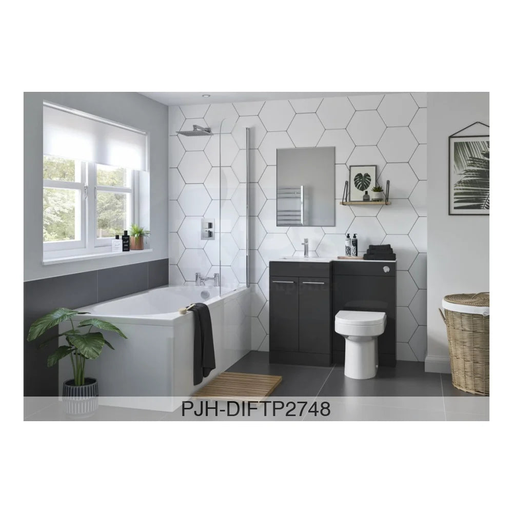 Venosa 900 F/S Pack & Basin(Rh)-Anth Bathroom Brands