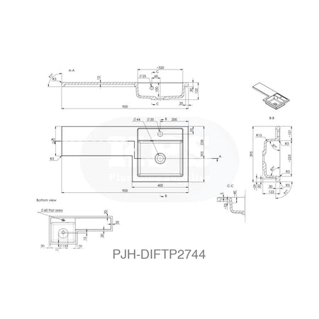 Venosa 900 Fs Unit & Basin Rh Oak Bathroom Brands